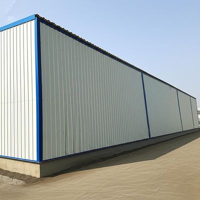 Customized Snow Load Capacity Industrial Steel Storage Facility featuring Sandwich Panel Wall Panel Design