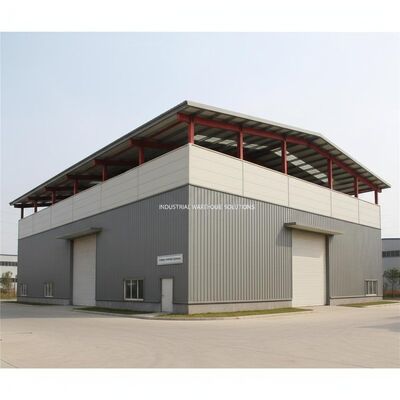 Zinc Coating 75 to 600 Gram Prefabricated Steel Structure Lightweight Compared to Concrete Structures with Grade A Polycrystalline Solar Panel Type