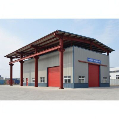 Corrugated Color Steel Sheet Preassembled Steel Framework Utilizing Carbon Structural Steel Q355B Engineered for Structural Performance